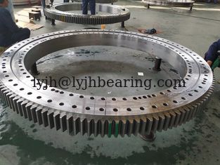 China Double row  ball slewing bearing with teeth 4548.6x3970x187mm for heavy duty industry machine supplier
